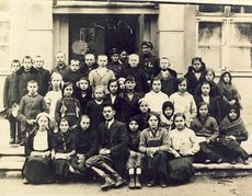 1935 r. Jastków. Bronisław Marczyński. Nauczyciel zawodu w 7 klasowej Szkole Powszechnej w Jastkowie