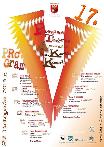 Plik:Plakat przeglad kasi kowal 2013.jpg