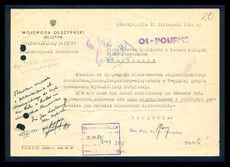 Stawienie do dyspozycji Ministerstwa Rolnictwa przez wojewodę Moczara podczas śledztwa i represji w czasach stalinowskich
