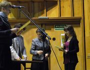 Ewelina Bachul /DSO Bielsko-Biała/ - wyróżnienie w III grupie oraz od lewej: Julitta Pałys, Iwona Pietkiewicz i Maria Terlecka, Olsztyn 19-20.03.2011 Źródło: archiwum Iwony Pietkiewicz