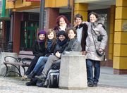 Ekipa tarnowska i olsztyńska na Targu Rybnym, Olsztyn 19-20.03.2011 Źródło: archiwum Iwony Pietkiewicz
