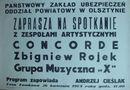 Afisz koncertowy z 1975 r.