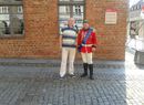 Andrzej Cieślak z architektem Jackiem Jacewiczem, 26 sierpnia 2015 r.