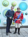 Andrzej Cieślak z Bartoszem Gołębiowskim z TVP Olsztyn, 8 października 2014 r.
