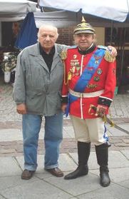Stefan Połom z Andrzejem Cieślakiem, 1 września 2014 r. Źródło: Archiwum Andrzeja Cieślaka