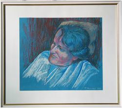 Bożenka, 2001, pastel, 33 x 37