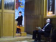 Jan Królak i naucz. Szymon Holtz /SOSM Lutomiersk/, Olsztyn 19-20.03.2011 Źródło: archiwum Iwony Pietkiewicz