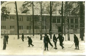 Kulig dla dzieci i młodzieży - 5 lutego 1956 r. Źródło: Archiwum Centrum Edukacji i Inicjatyw Kulturalnych w Olsztynie