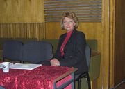 Juror Emilia Dziubińska/ZPSM Warszawa/, Olsztyn 21-22.03.2009 Źródło: archiwum Iwony Pietkiewicz