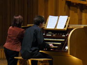 Karol Mossakowski i prof. Elżbieta Karolak /POSM Poznań/, Olsztyn 24-25.03.2007 Źródło: archiwum Iwony Pietkiewicz