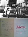 Andrzej Cieślak z Andrzejem Bezulskim - Komendantem Hufca ZHP, poniżej prezent imieninowy, Nowa Sól, 1972 r.