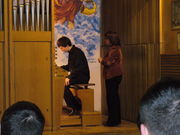 Karol Mossakowski i prof. Elżbieta Karolak /POSM Poznań/, Olsztyn 24-25.03.2007 Źródło: archiwum Iwony Pietkiewicz