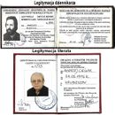 Legitymacje Andrzeja Cieślaka (Stowarzyszenie Dziennikarzy Rzeczypospolitej Polskiej i Związku Literatów Polskich)