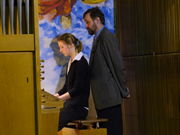 Joanna Oleniak i naucz. Zbigniew Indyk /POSM Kraków/, Olsztyn 24-25.03.2007 Źródło: archiwum Iwony Pietkiewicz