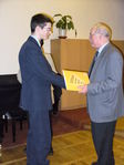 Tomasz Soczek /PSM Kraków/- I miejsce w II grupie, Olsztyn 24-25.03.2007 Źródło: archiwum Iwony Pietkiewicz