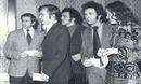 Laureaci I Turnieju "O Laur Mazurskiego Konika" z 1975 r., od lewej: Tadeusz Matulewicz, Jerzy Stankiewicz, Tadeusz Sobczak, Andrzej Cieślak, Jolanta Dąbrowska
