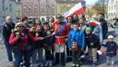 Andrzej Cieślak z drużyną harcerską "Feniks" z Dajtek, 2 maja 2017 r.