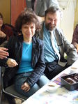 Jurorzy podczas przerwy: Grażyna Fajkowska i Zbigniew Indyk, Olsztyn 24-25.03.2007 Źródło: archiwum Iwony Pietkiewicz
