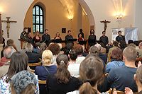 Koncert Zespołu Wokalnego ProForma w Salach Kopernikowskich olsztyńskiego zamku. fot. Anna Napiwodzka, Źródło: archiwum prywatne