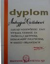 Dyplom Zarządu Wojewódzkiego ZMS, 1971 r.