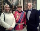 Andrzej Cieślak z córką Karoliną i laureatem Nagrody im. H. Skurpskiego Januszem Połomem, 2 grudnia 2015 r.